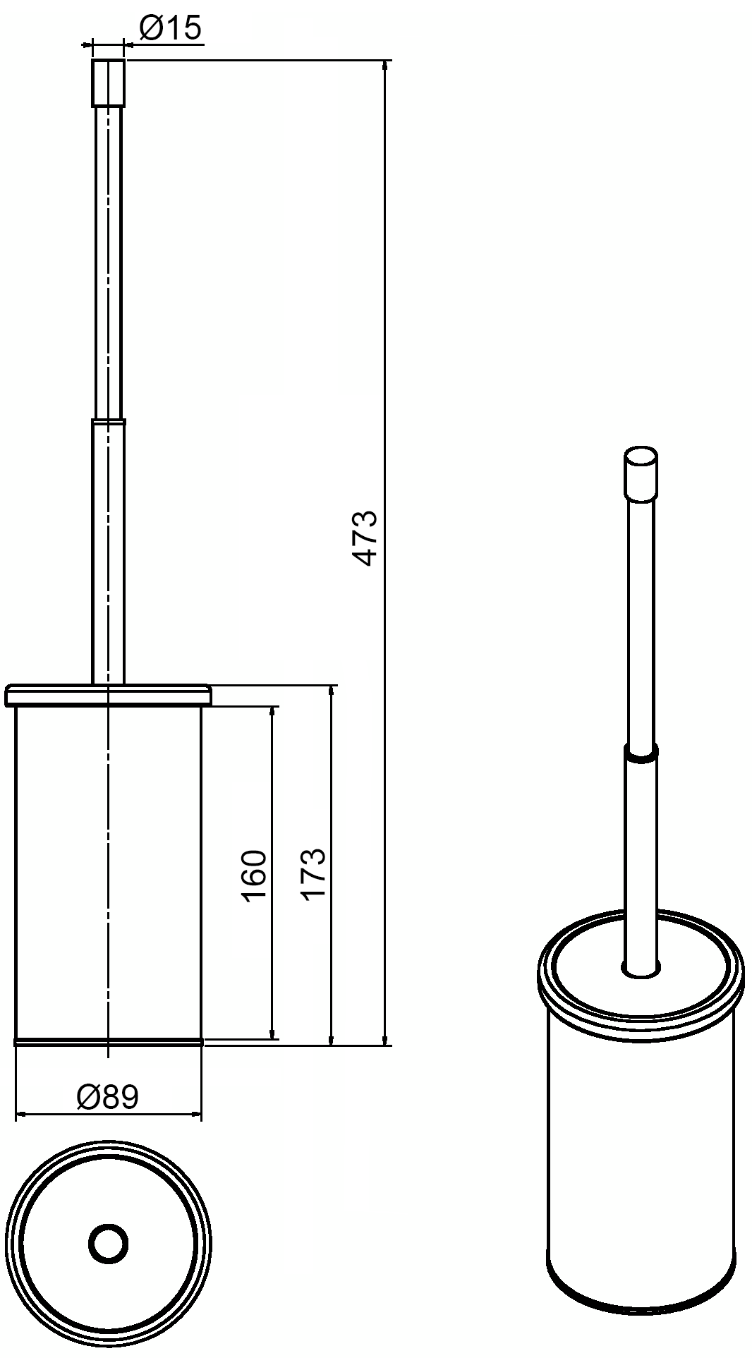 Langberger Burano 23027B Ёршик напольный