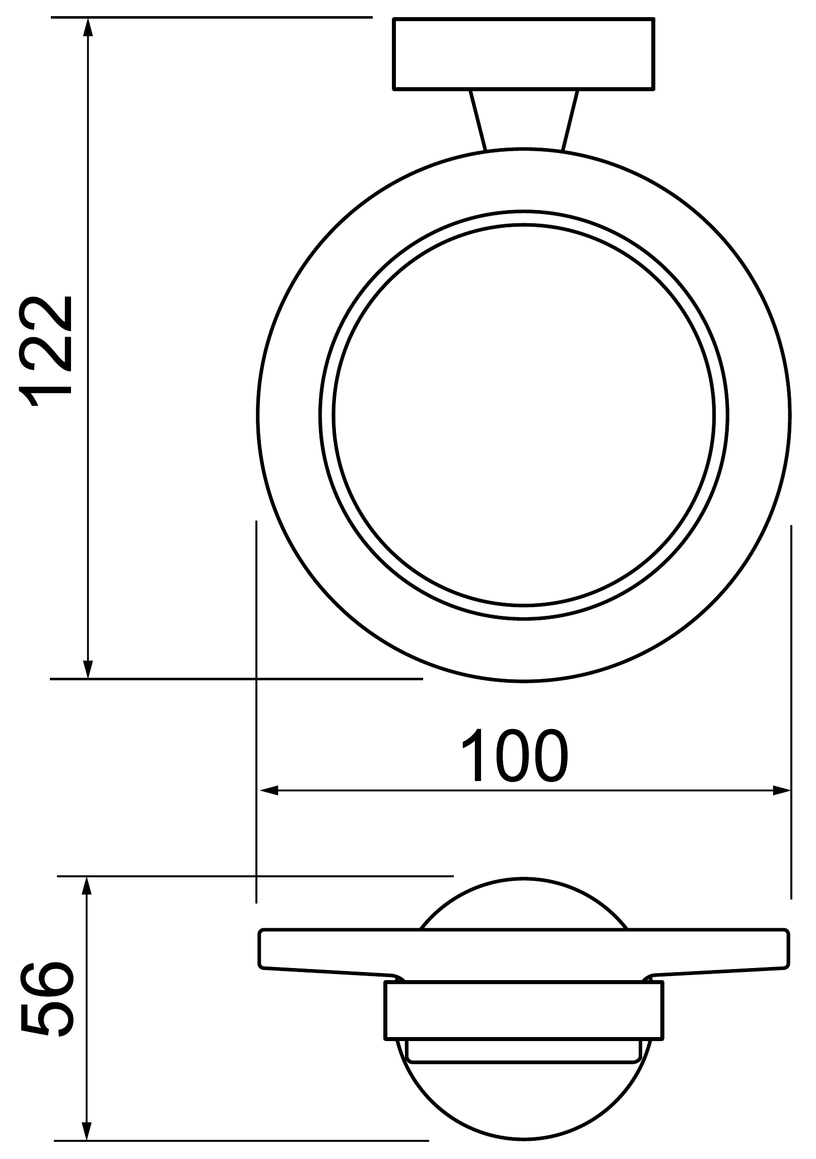 WasserKraft Isen K-4029 Мыльница настенная