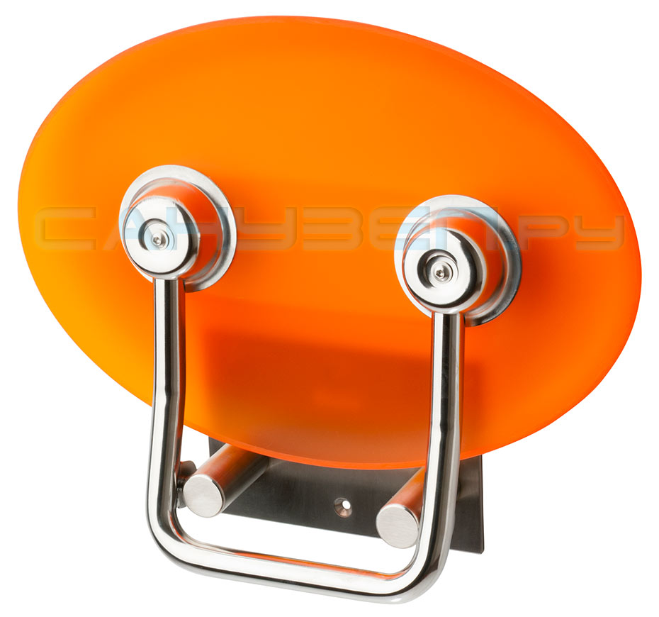 Ravak OVO-P B8F0000005 Orange Сиденье для душевой кабины (оранжевый/сталь)