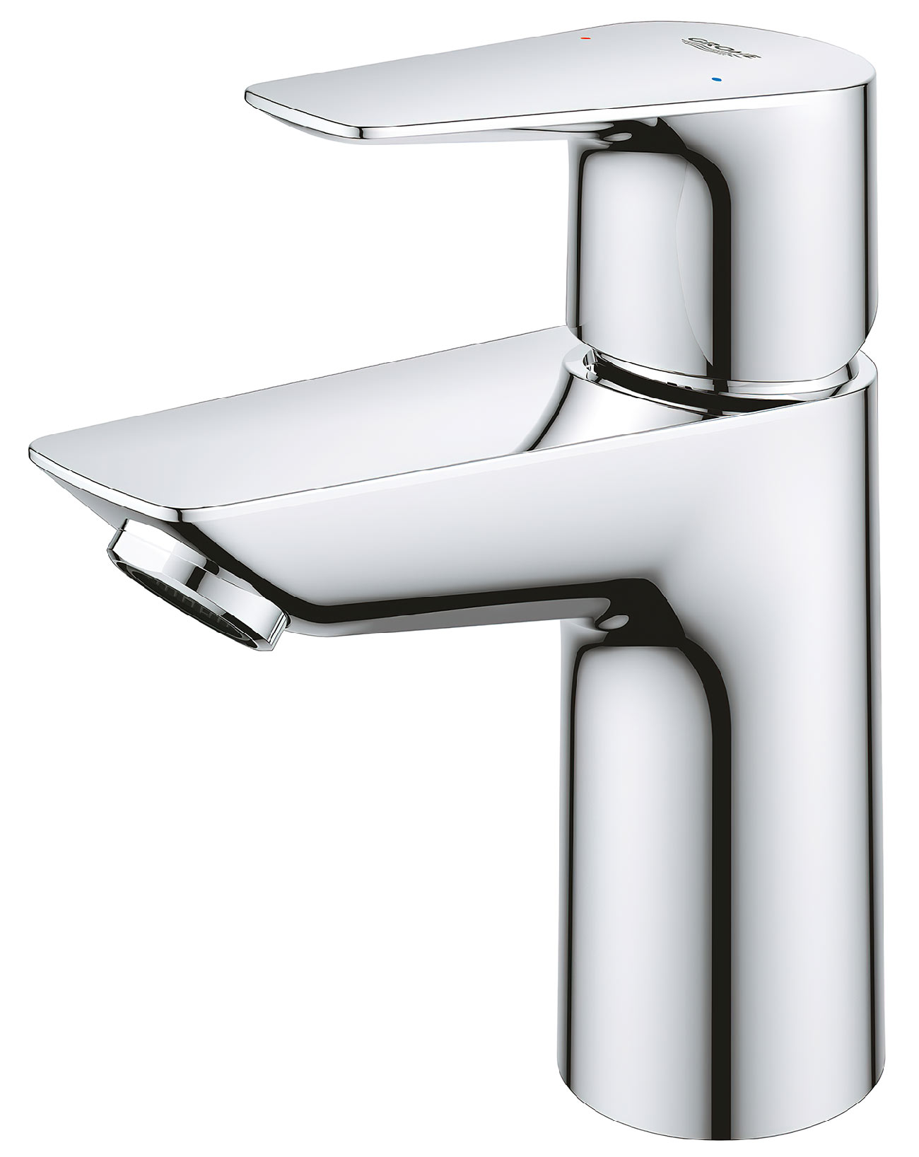 Grohe BauEdge 23895 001 Смеситель для раковины с донным клапаном