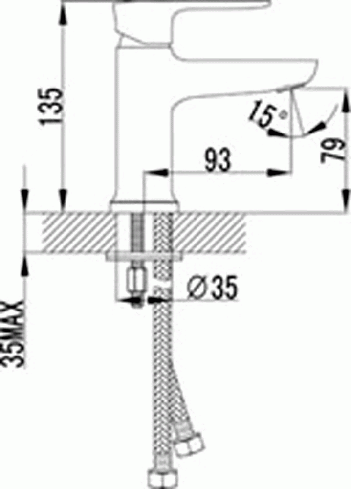 Lemark Basis LM3606C Смеситель для раковины