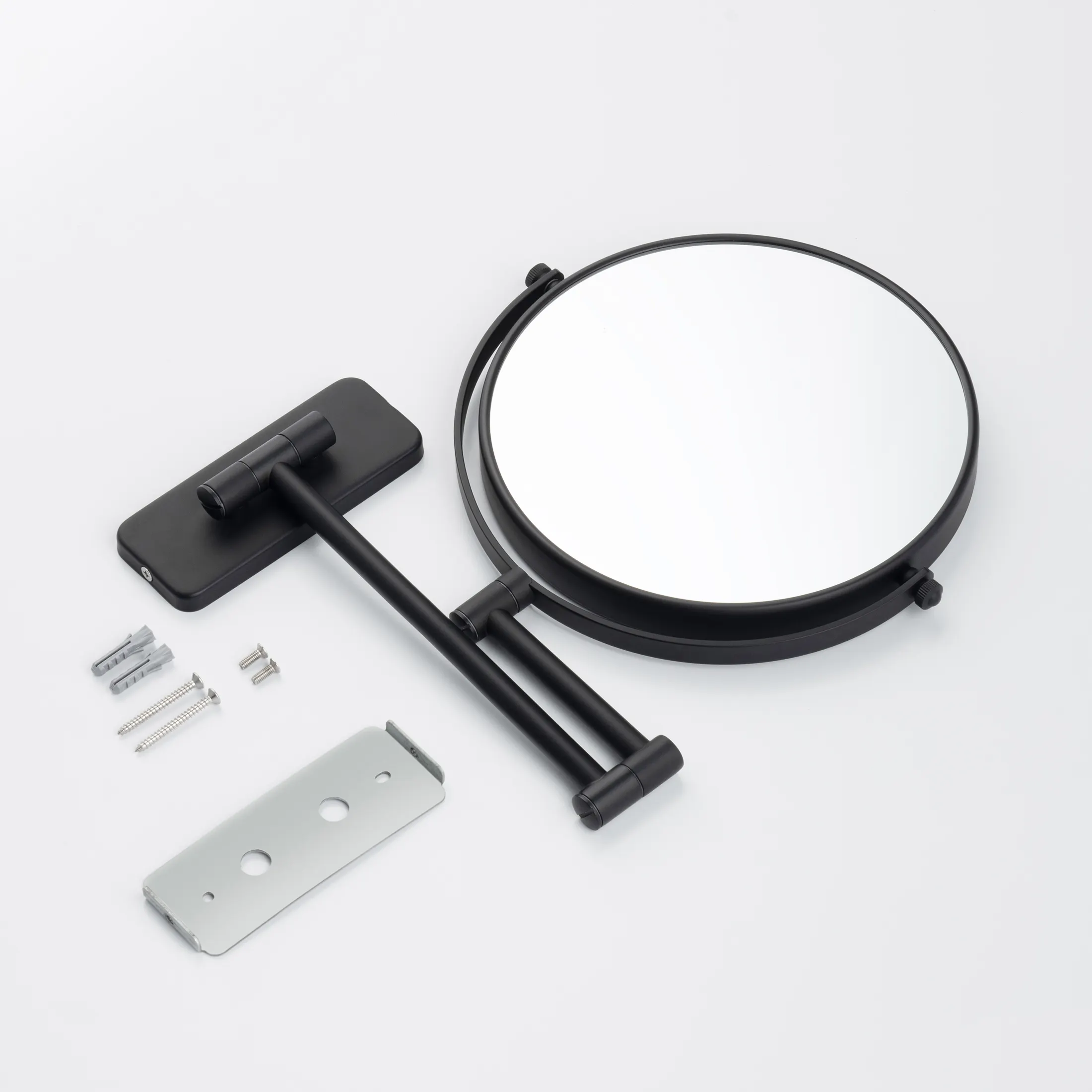 Schein 9341MB Косметическое зеркало 5x настенное (чёрный)