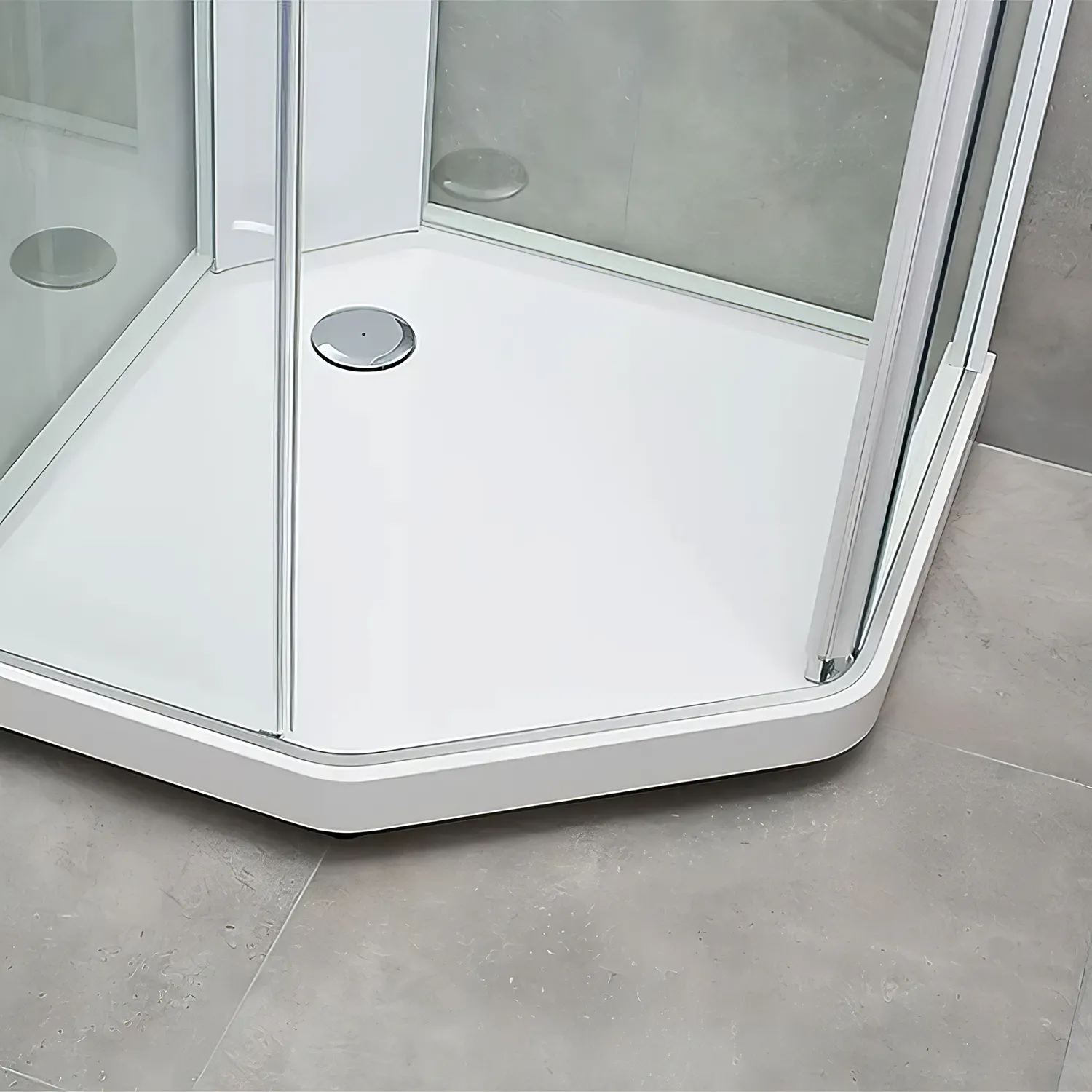 IDO Showerama 10-5 Comfort 131.404.207.313 Душевая кабина 100х100 (прозрачное/белый)