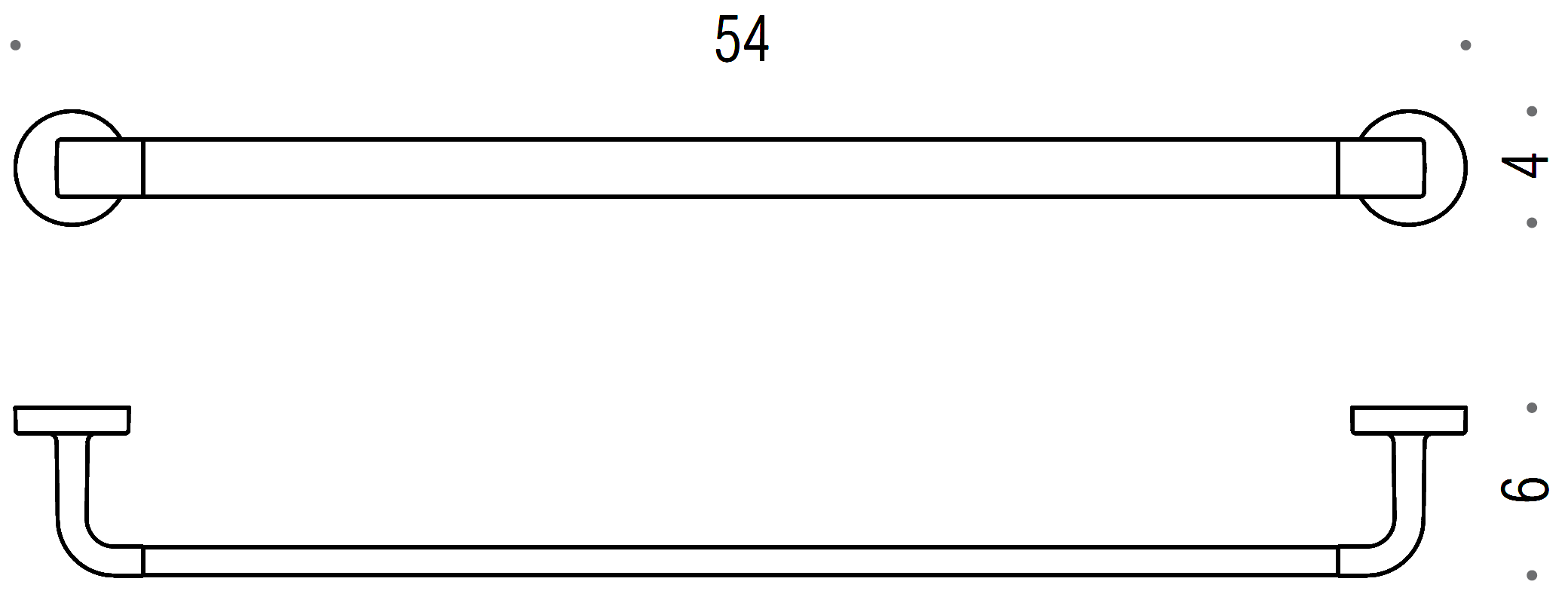 Colombo Nordic B5210 Полотенцедержатель 54 см