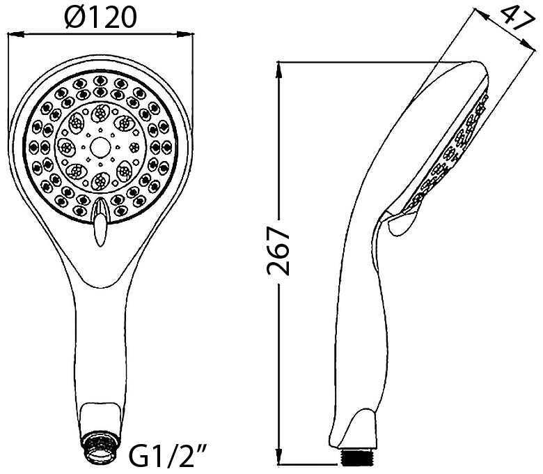 IDDIS A10161 Ручной душ 5 режимов