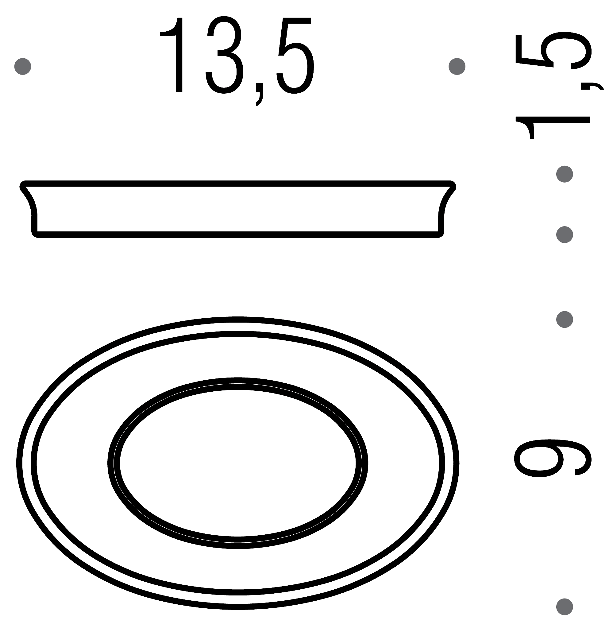 Colombo Link B2451 Мыльница (запасная часть)