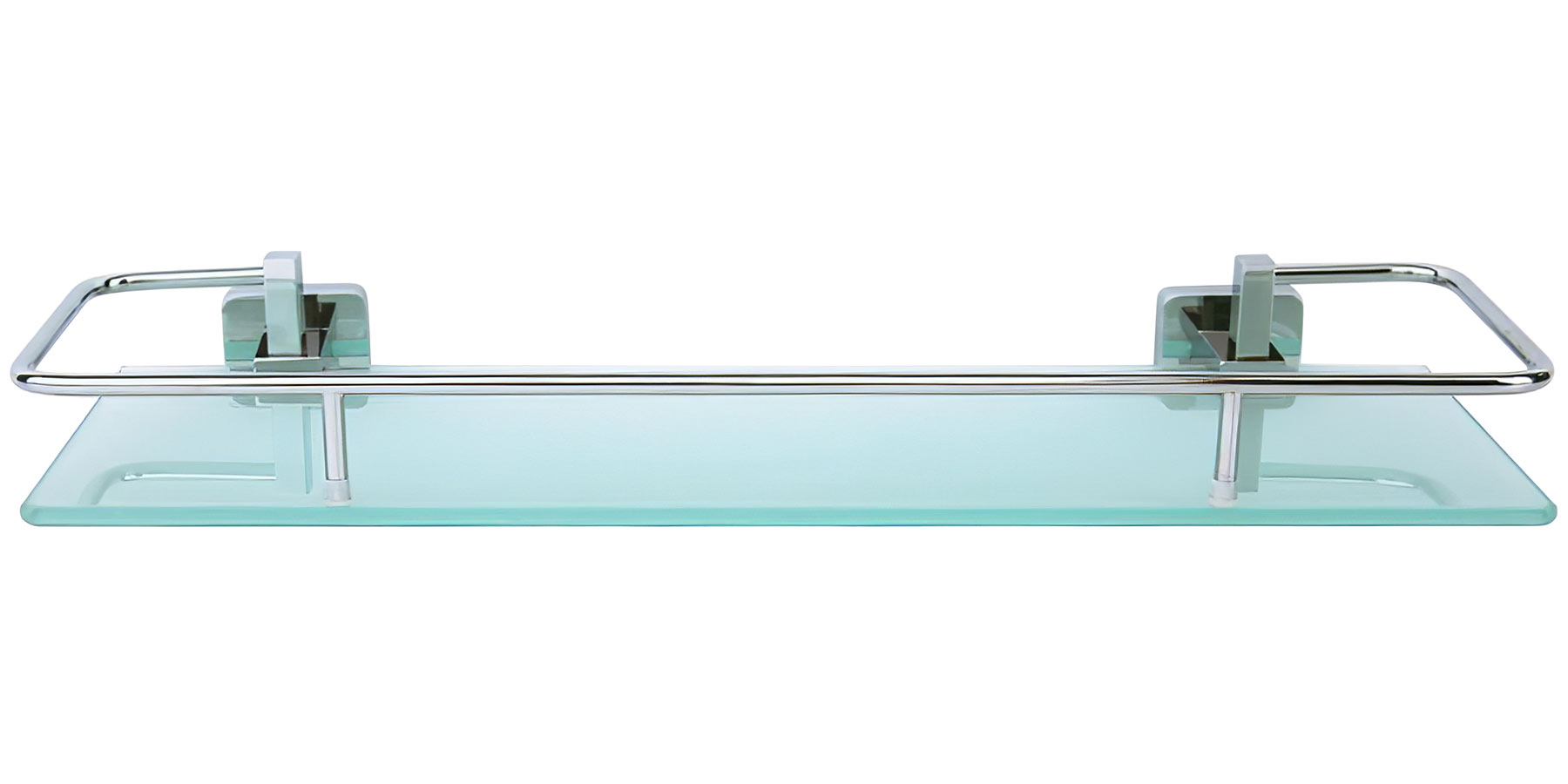 стеклянная полка в ванную 60 см