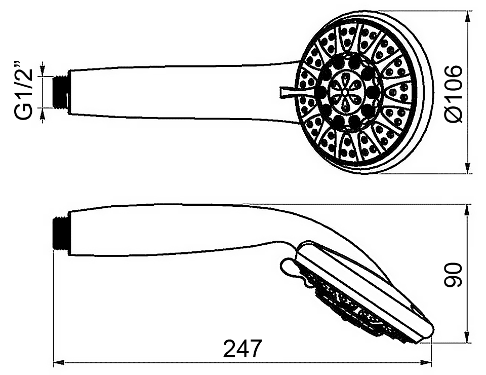 D&K DC1101101 Ручной душ