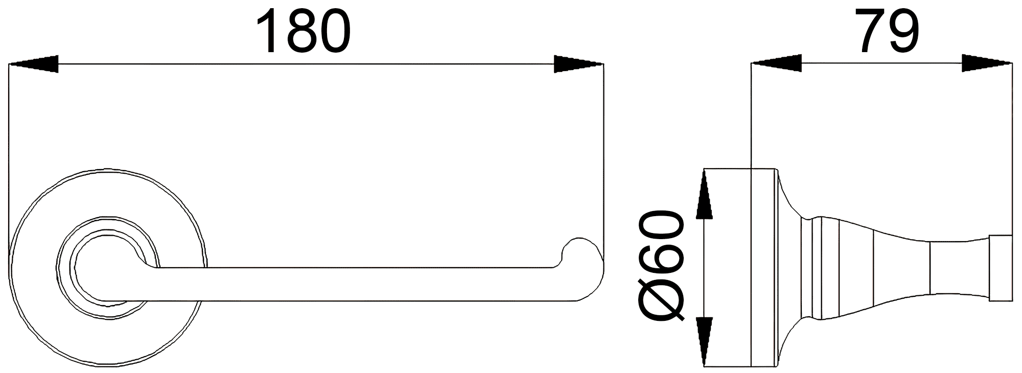 RUSH Corsica CO42110 Держатель туалетной бумаги