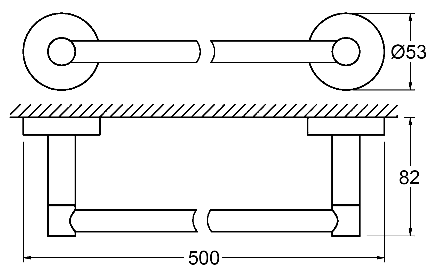 ArtWelle Harmonie HAR027 Полотенцедержатель 50 см