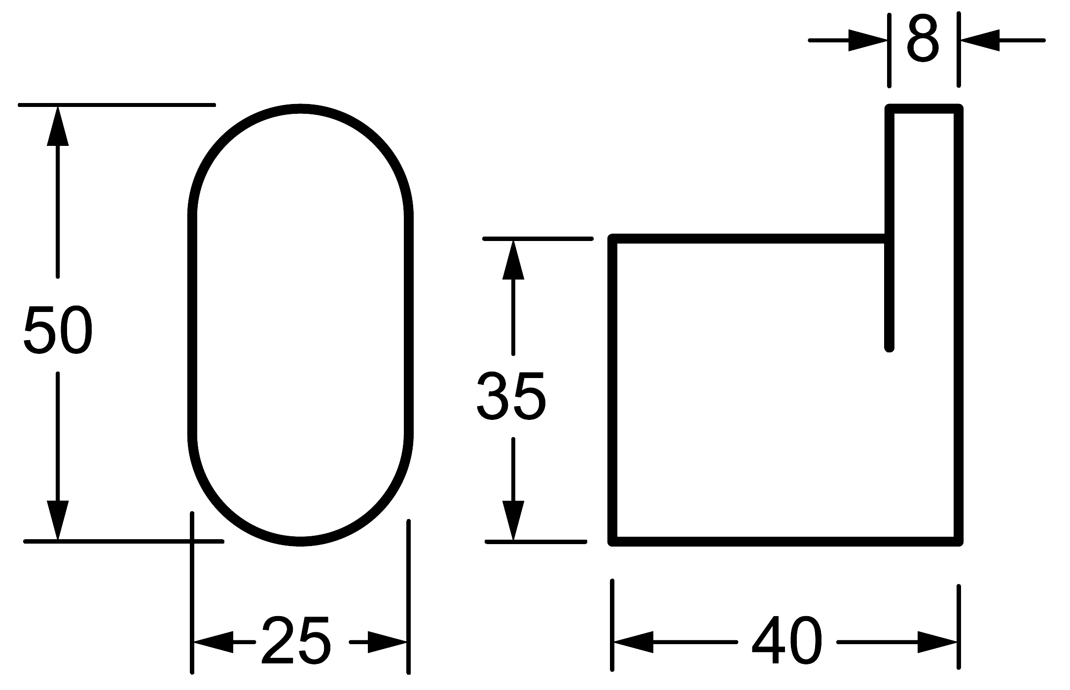 Remer Lounge LN50BO Крючок (белый)